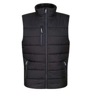 Regatta Mens Navigate Thermal Vest / Black/Seal Grey